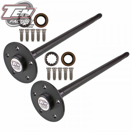 8.8" (10 Bolt) Performance Complete Rear Axle Kit; 5 Lug; Axle Length 29"; 28 Spline; Incl. Left and Right Axle, Bearings, Seals and Wheel Studs