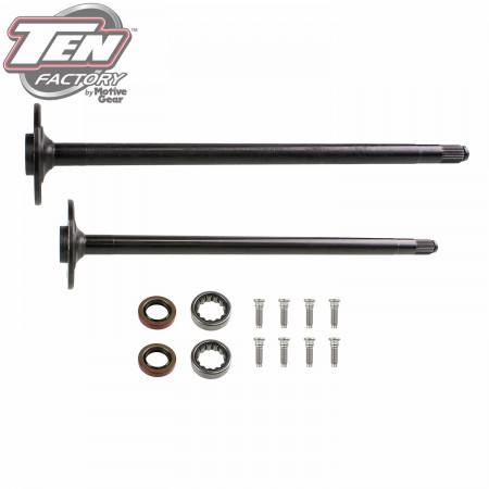 8.8" (10 Bolt) Performance Complete Rear Axle Kit; 4 Lug; Axle Length 29"; 31 Spline; Big Spline;  Incl. Left and Right Axle, Bearings, Seals and Wheel Studs