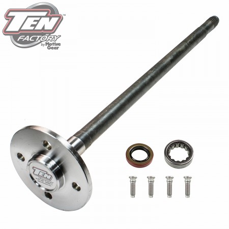 8.8" (10 Bolt) Performance Single Rear Axle Kit; Axle Length 29"; 28 Spline; Incl. One Axle, Bearings, Seals and Studs; 1541H Manganese